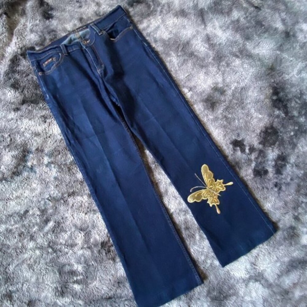 VTG DKNY Butterfly Jeans